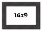 Photo Size Traditional Black Picture Frame - UV Acrylic, Foam Board Backing, Hanging Hardware